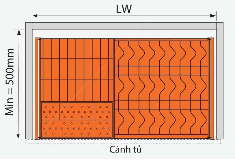 Gi&aacute; b&aacute;t đĩa đa năng Inox 304 nan Oval v&aacute;ch hộp GARIS MDV26 MDV27 MDV28 MDV29